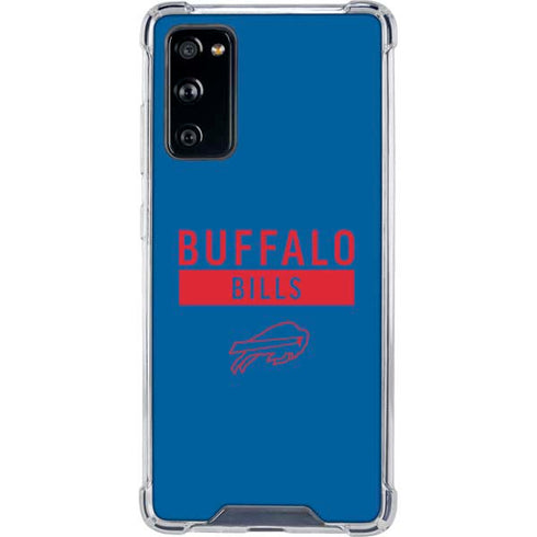NFL Buffalo Bills Blue Performance Series Galaxy S20 FE Clear Case